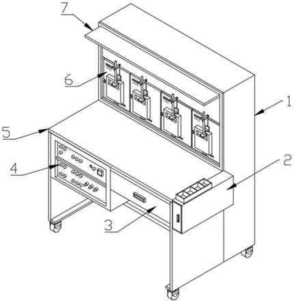 一种多功能电能表校验台的制作方法