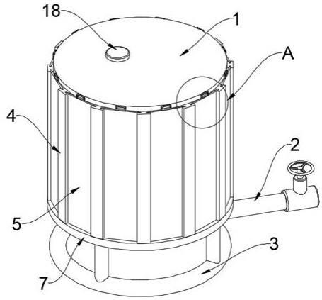 一种保温防溢型沥青存储罐的制作方法