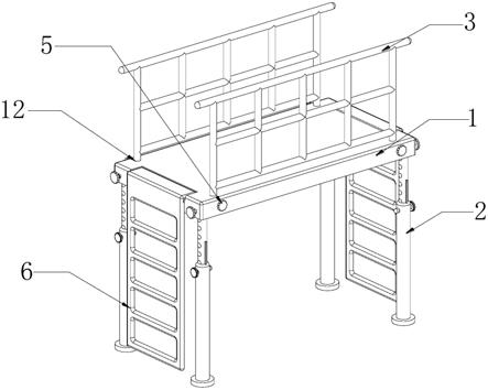 一种工业与民用建筑用脚手架的制作方法