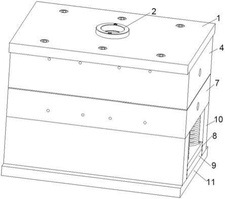 一种具有分体式后模的高铁轨道基板注塑模具的制作方法