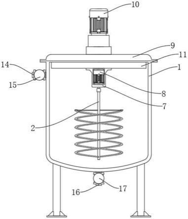 一种恩格列净中间体制备液搅拌设备的制作方法