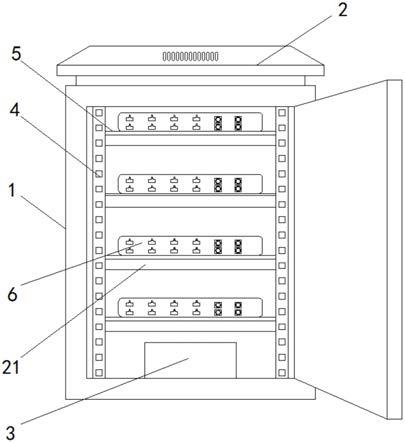 一种建筑服务用网络综合布线模拟交换系统的制作方法