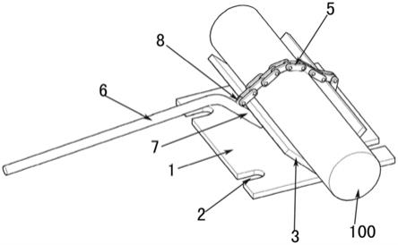 一种圆柱体钻孔固定器的制作方法