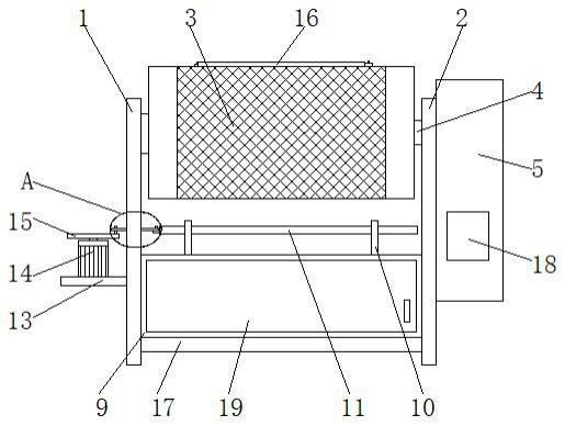 一种建筑用物料筛选装置的制作方法