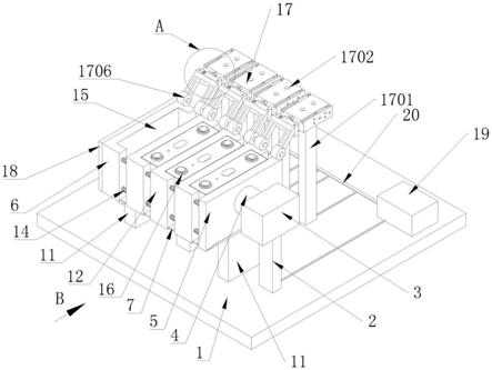 一种方形锂电池外壳固定加工装置的制作方法