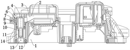 一种发动机缸盖罩盖内置PCV阀的集成压装结构的制作方法