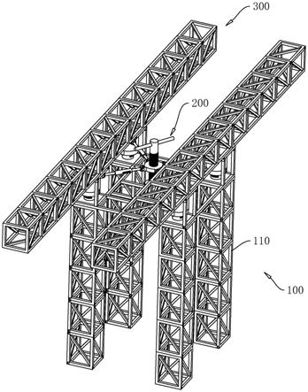 一种支撑连接件树状异形钢结构支撑装置及施工方法与流程
