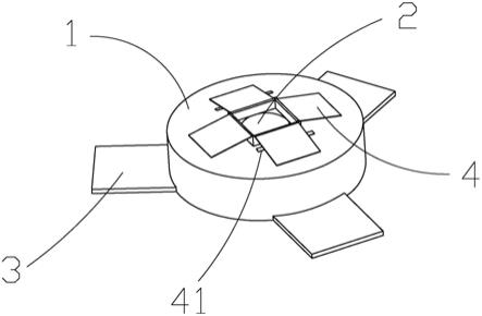 一种胸透针定位固定器的制作方法