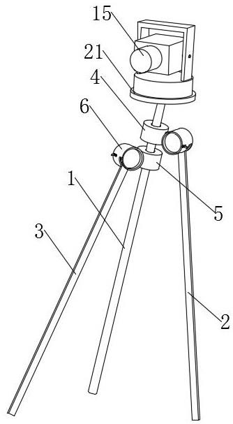 一种建筑测量用经纬仪固定支架的制作方法