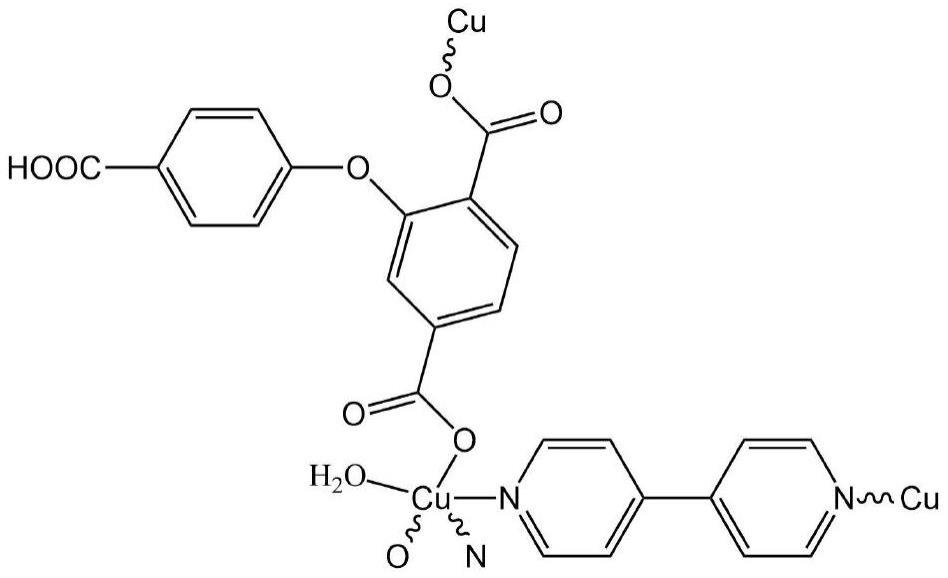 一种二维铜配位聚合物及其制备方法和应用