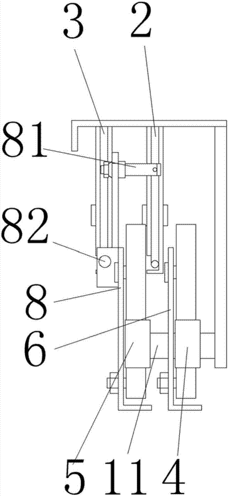 一种双轨式电梯门体牵引装置的制作方法