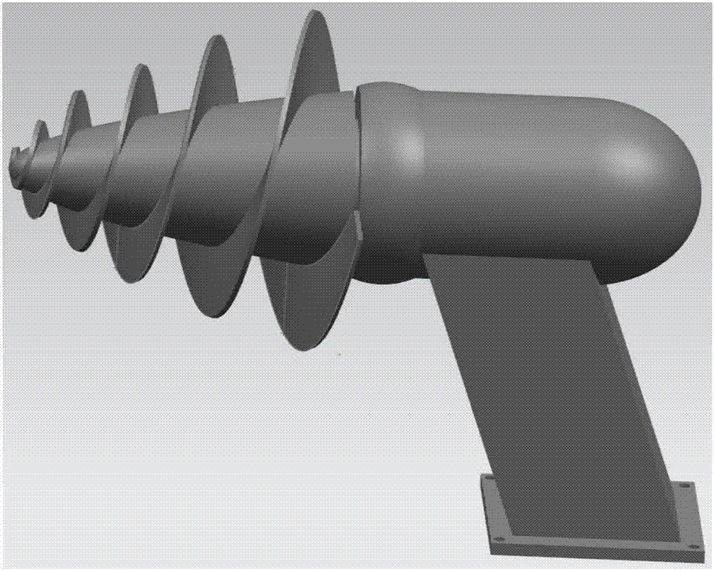 一种带对数螺旋形叶片的水平轴潮流能水轮机的制作方法