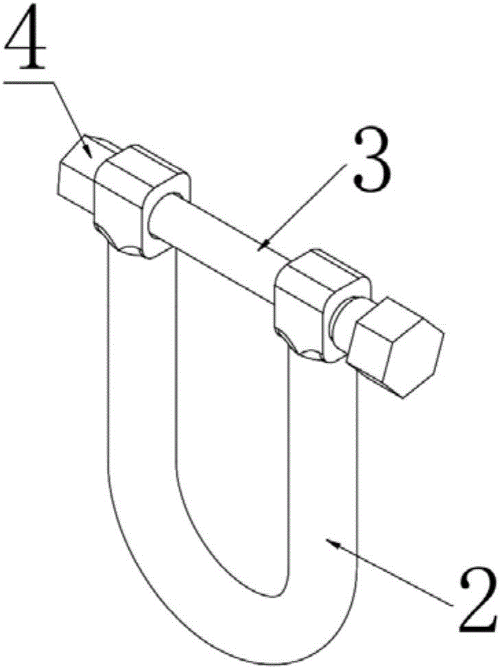 一种用于运输不锈钢板的吊机锁链装置的制作方法