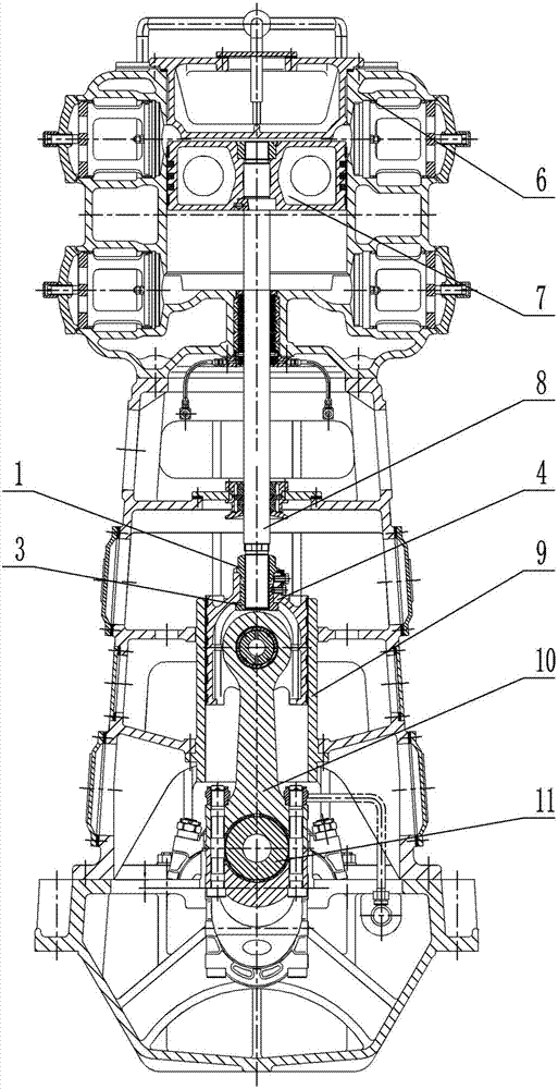 十字头式柴油机的结构图片