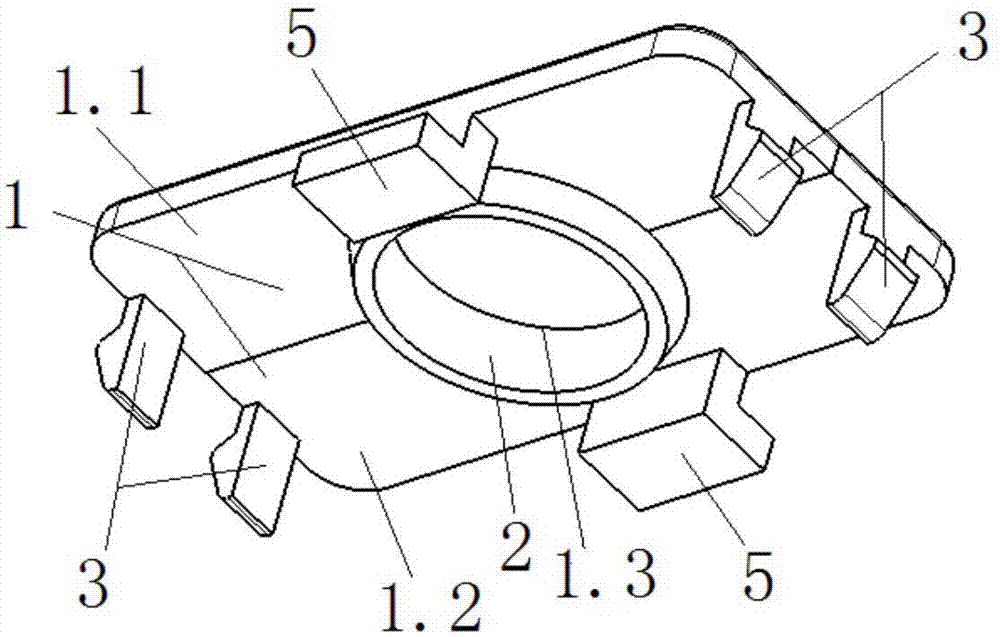 车用可过线维修口盖的制作方法