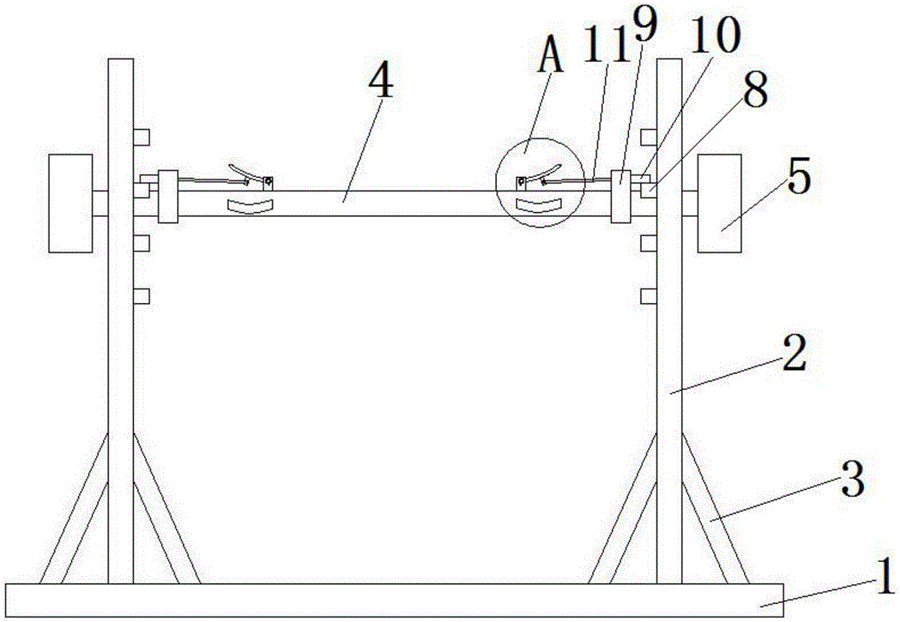 一种具有安全防护结构的推举杠铃的制作方法与工艺