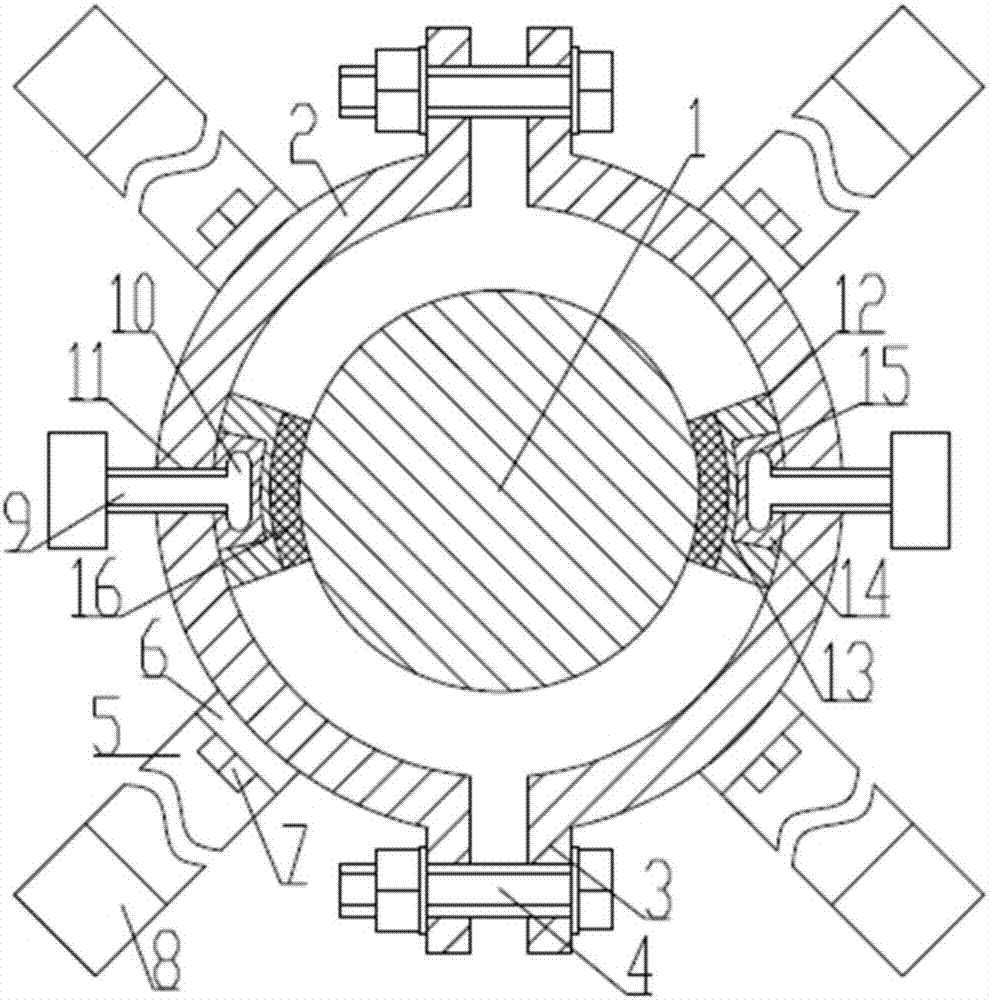 新型森林调查对中杆固定装置的制作方法