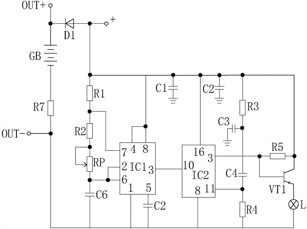 充电宝微短路指示电路的制作方法