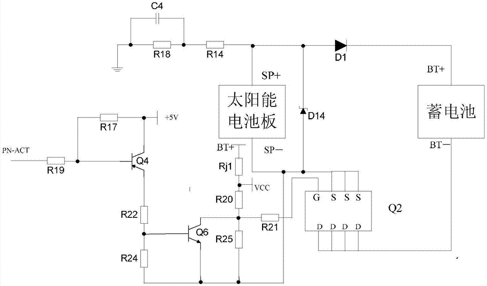 一种太阳能LED灯具电路的制作方法