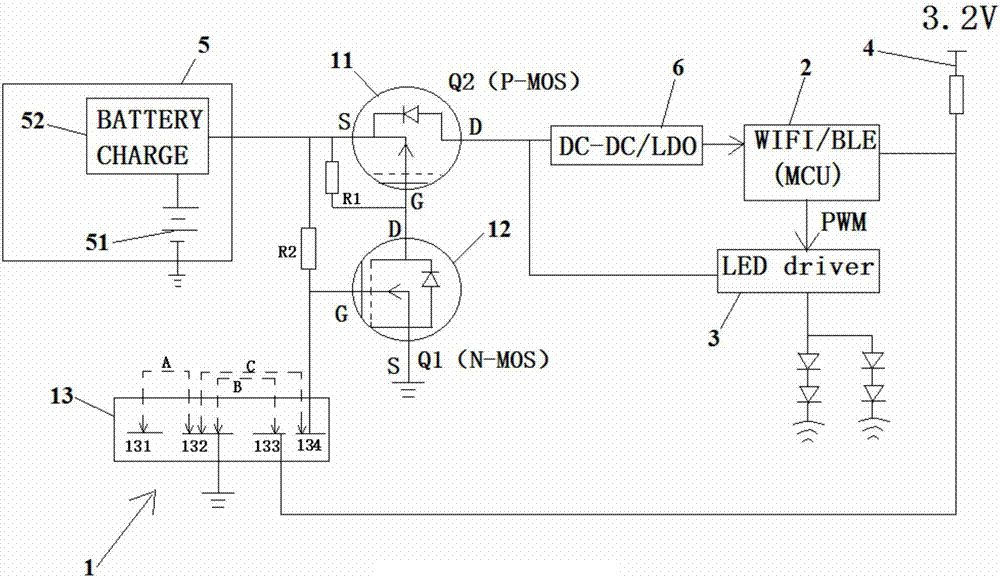 用於智能燈的開關電路系統的製作方法