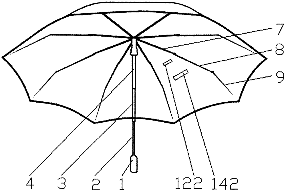 一种折叠伞的制作方法