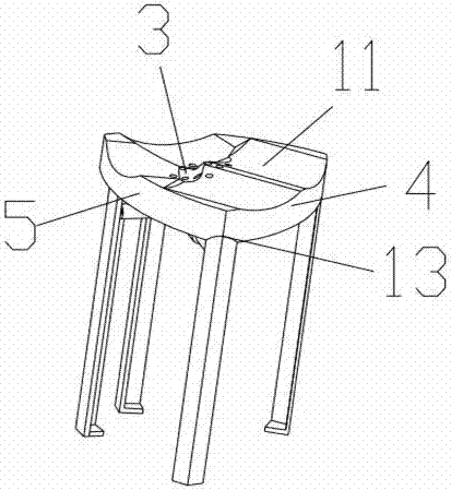 一种舒适的可堆叠凳子的制作方法