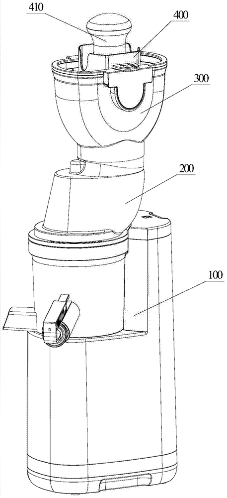 榨汁機(jī)及其下料裝置的制作方法
