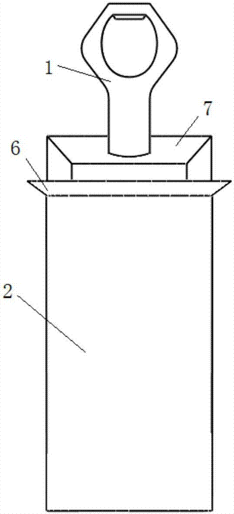 可容纳瓶盖式开瓶器的制作方法