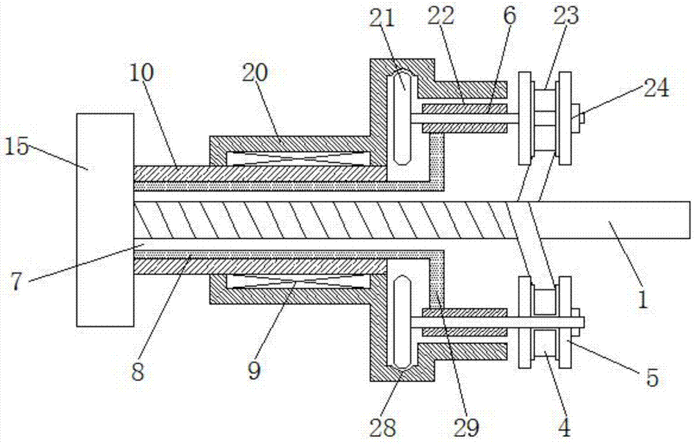 一种电缆生产用缆芯双层聚酯带卷绕装置的制作方法
