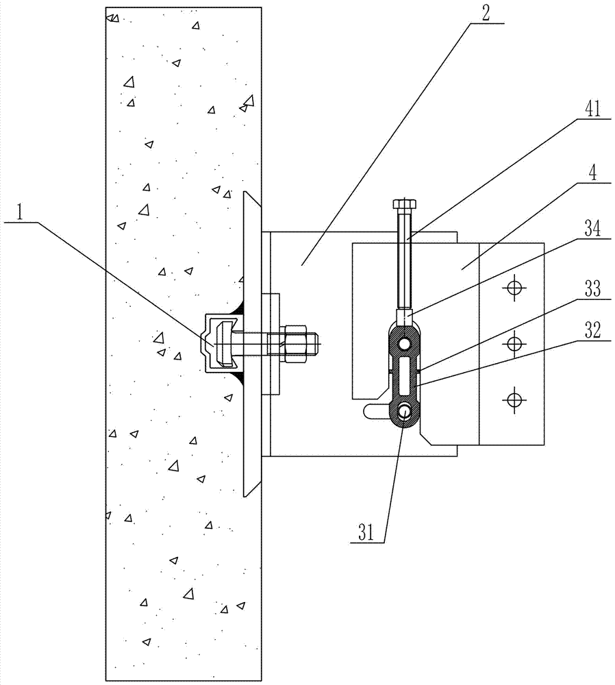 單元幕墻新型掛接裝置的制作方法