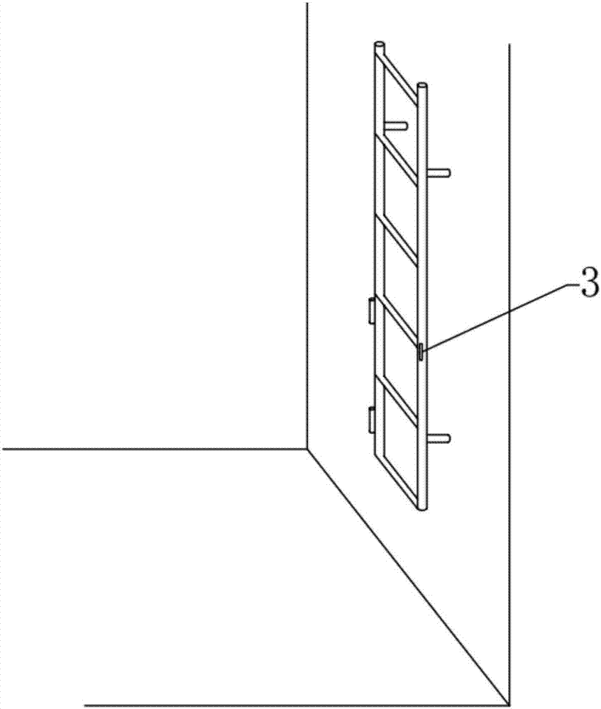 一種附墻梯子的制作方法與工藝