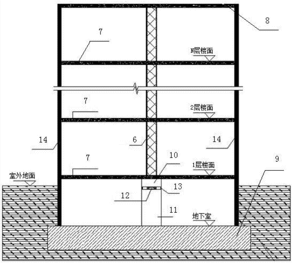 一种内部采用活动柱的并联筒体结构的制作方法与工艺