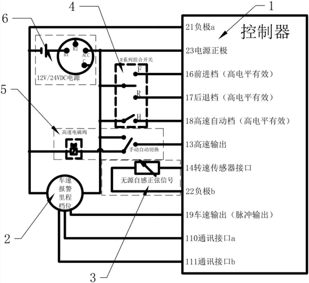 电动叉车控制器接线图图片