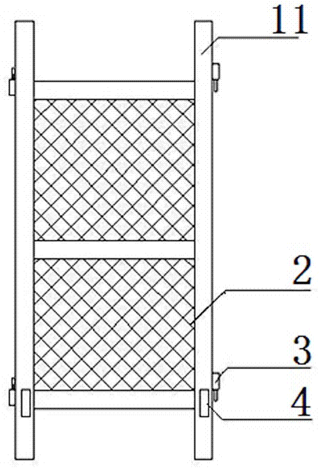 一种与人工挖孔桩护壁卡接的防护围栏的制作方法与工艺