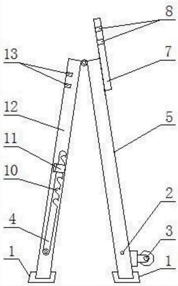 電力施工用多功能檢修雙梯的制作方法與工藝