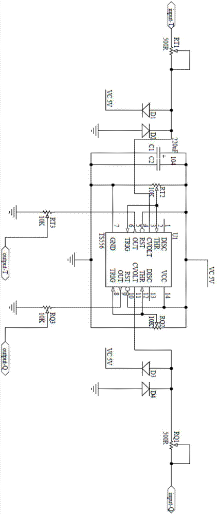 一種發(fā)動(dòng)機(jī)磁電式位置傳感器的輸出信號(hào)轉(zhuǎn)換裝置電路的制作方法