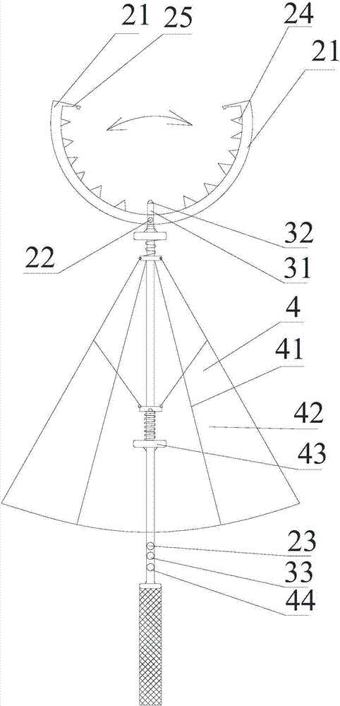 警用钢叉装置的制作方法