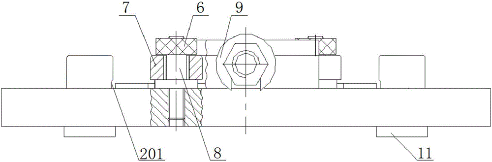 一种L形工件卡栏式浮动夹紧装置的制作方法