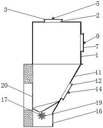 生物質(zhì)鍋爐專用下料裝置的制作方法