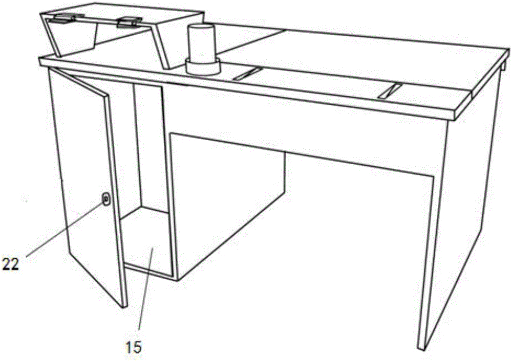 一种设计专业用多功能课桌的制作方法与工艺