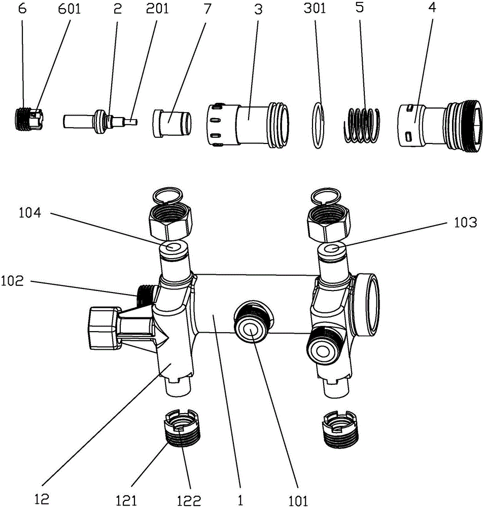 一種自動(dòng)調(diào)節(jié)水溫的混水閥的制作方法與工藝