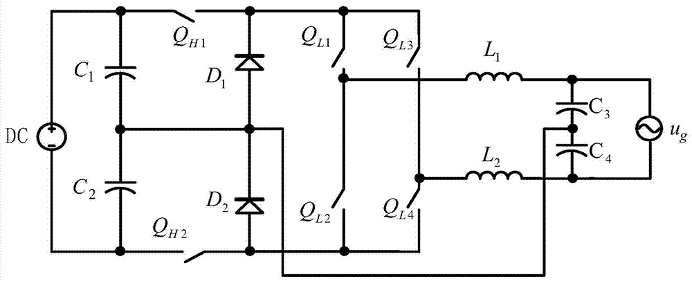 一種五電平逆變器的制作方法與工藝