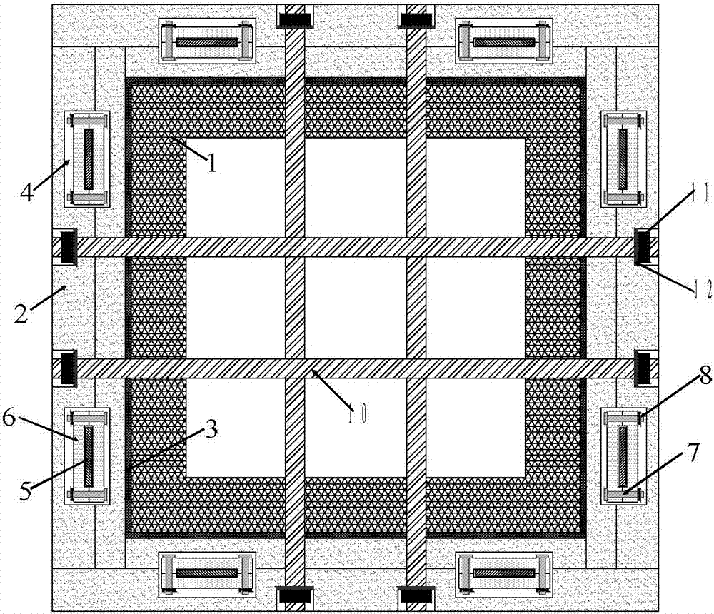 內(nèi)置防屈曲支撐和粘彈性材料層的橋墩耗能與防壓碎結(jié)構(gòu)的制作方法與工藝