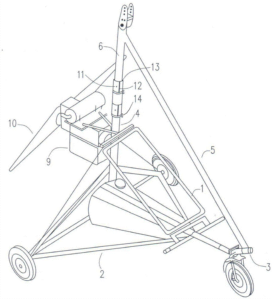 轮式动力伞与动力三角翼的共用轮式起落架的制作方法