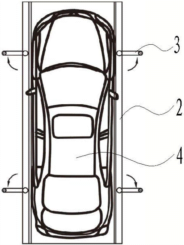 一種可調(diào)整車輛入口寬度的升降機(jī)箱的制作方法與工藝