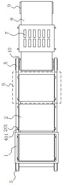 模振制磚機(jī)模底板自動(dòng)進(jìn)給裝置的制作方法