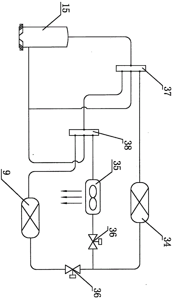 一种余热回收的风冷热泵三联供空调循环系统的制作方法与工艺