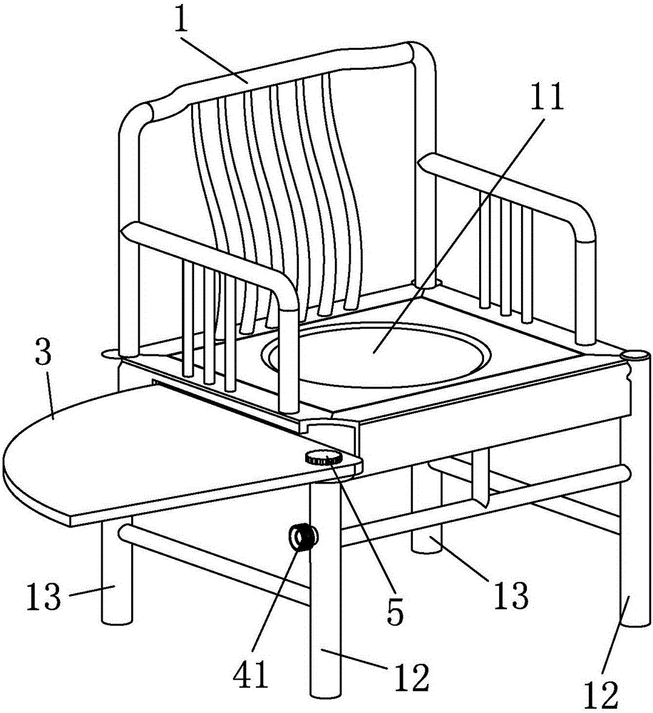 一种带有可旋转和升降置物板的椅子的制作方法与工艺