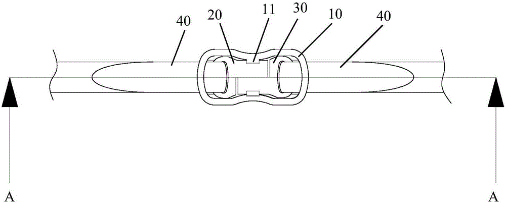 泳镜头带的调节装置的制作方法