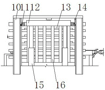 中密度板卸板机传送装置的制作方法